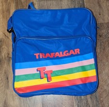 NEW TRAFALGAR TOTE BAG SHOULDER BAG TRAVEL BAG BLUE WITH RAINBOW