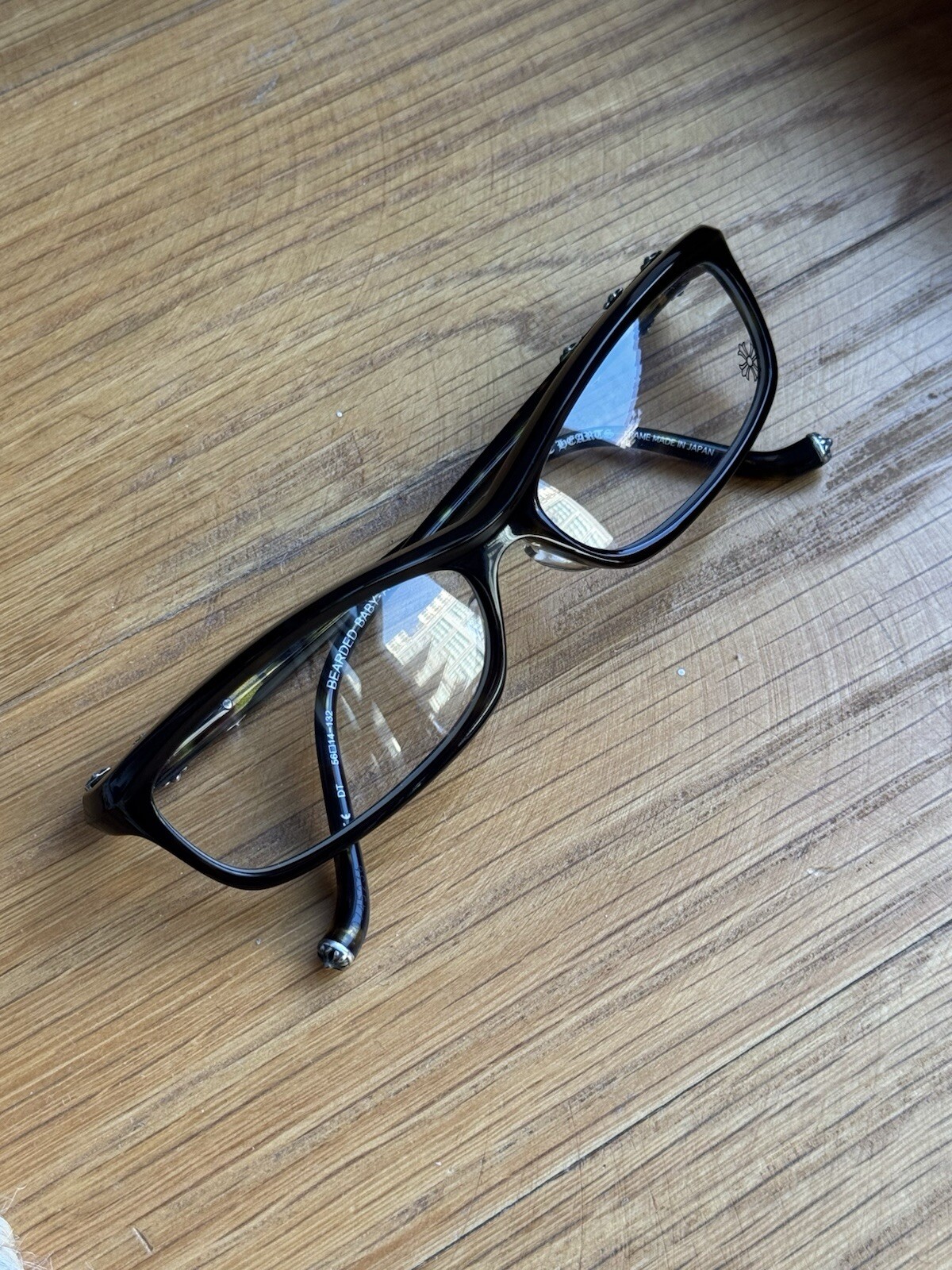 Chrome Hearts ‘Bearded A-Baby’ tortoise shell Optical Glasses