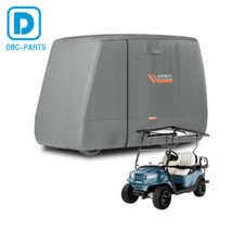 Golf Cart Cover Heavy Duty 420D Waterproof for EZGO, Club Car, Yamaha 2/2 2