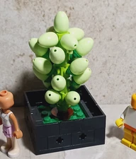 LEGO Alien Planet flower Star Wars GIANT Egg Plant Tree Tall Yellow Green Fun