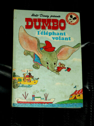 WALT DISNEY PRESENTE " DUMBO L ELEPHANT VOLANT   "  club du livre Mickey  - Afbeelding 1 van 3