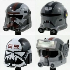 Clone Army Customs Bad Batch HELMETS and Minifigures - NEW -