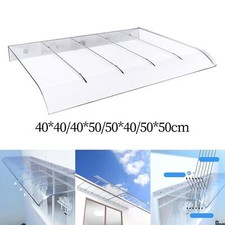 Door Awnings Transparent External Canopy Front Window Canopy Invisible Sun