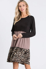 Leopard Long Sleeve Dress