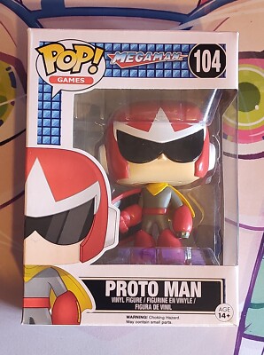 Funko Games Megaman 4'' Proto Man #104 Pop Vinyl