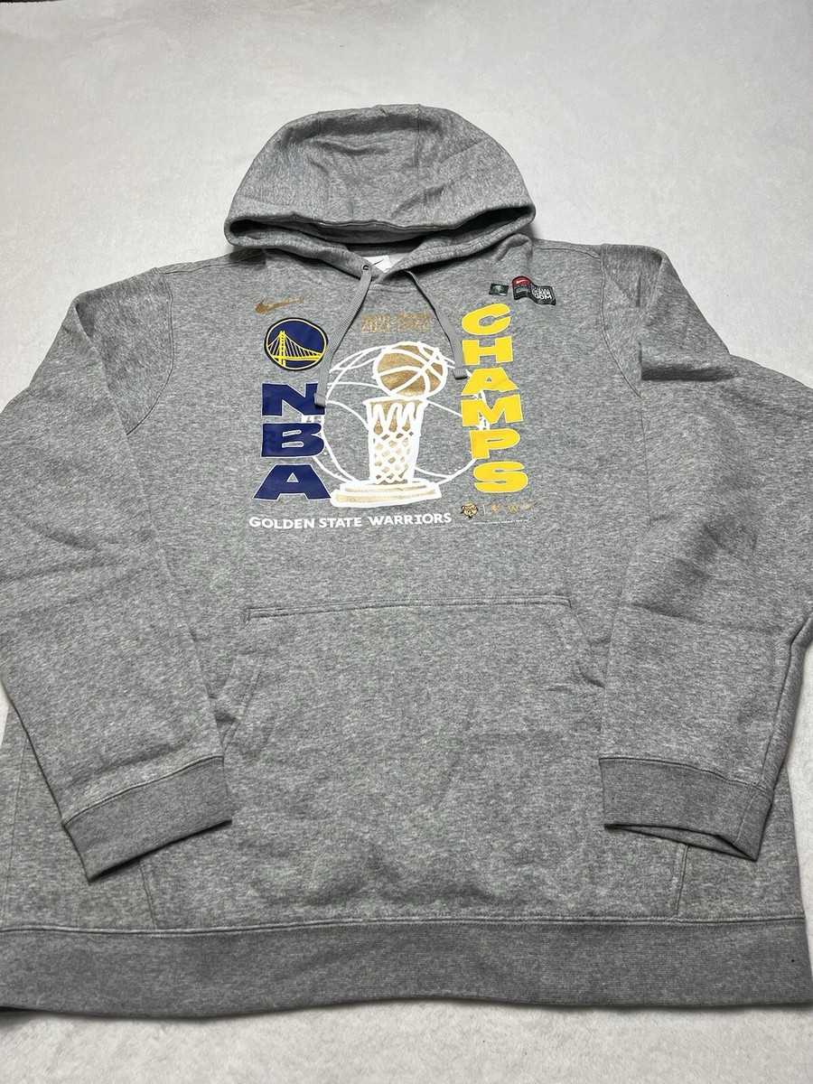 Golden State Warriors 2022 Champions Locker Room Nike NBA Hooded