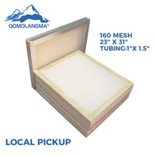 Local pickup 6pcs 23" x 31" Aluminum Silk Screen Frame Screens 160 Mesh Count