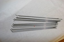 Stainless Steel Bicycle Spokes Alloy Nipples 296mm x 15ga/1.8mm Qty 18 s36