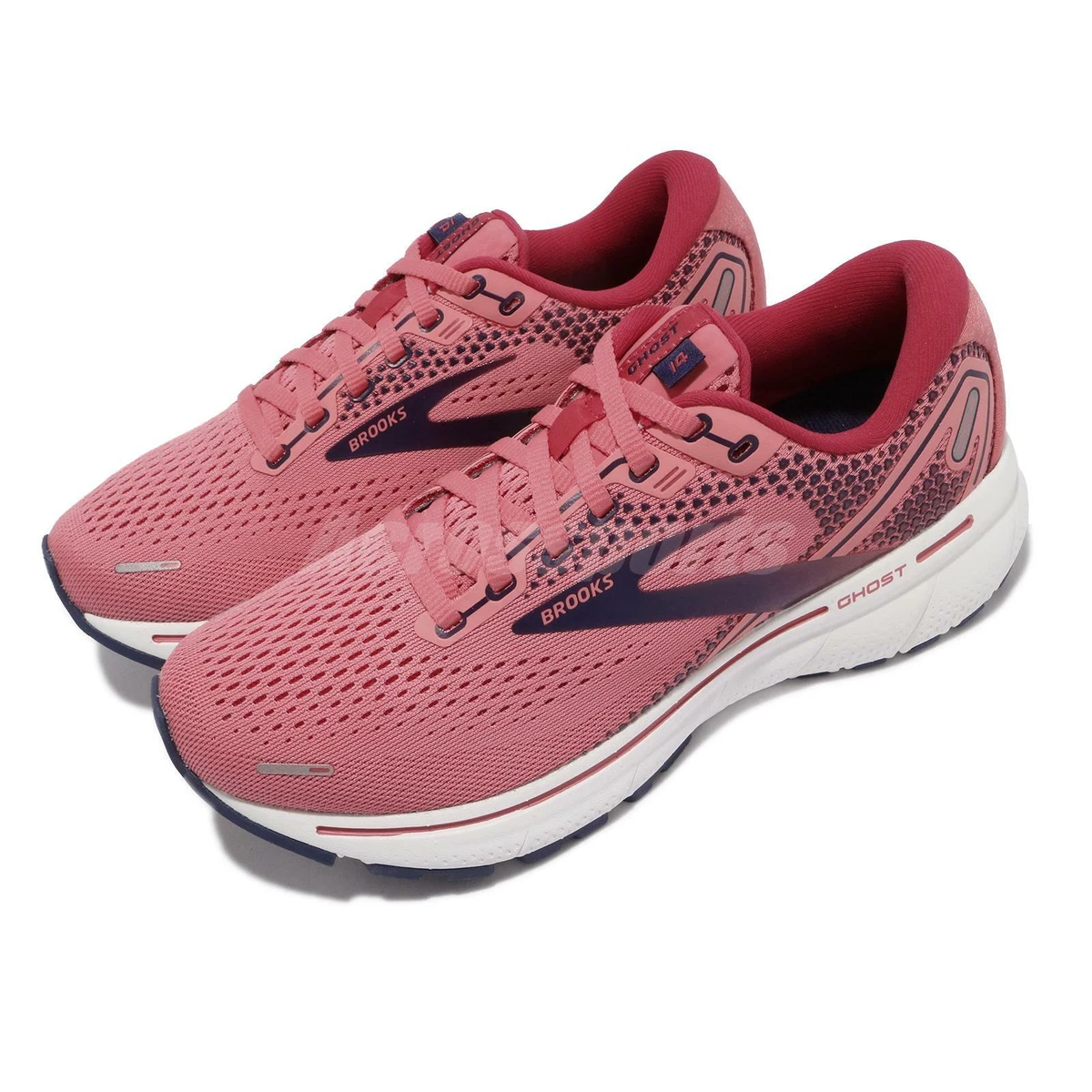 Brooks Ghost 14 Pink Women Cushion Carbon Neutral Road Running
