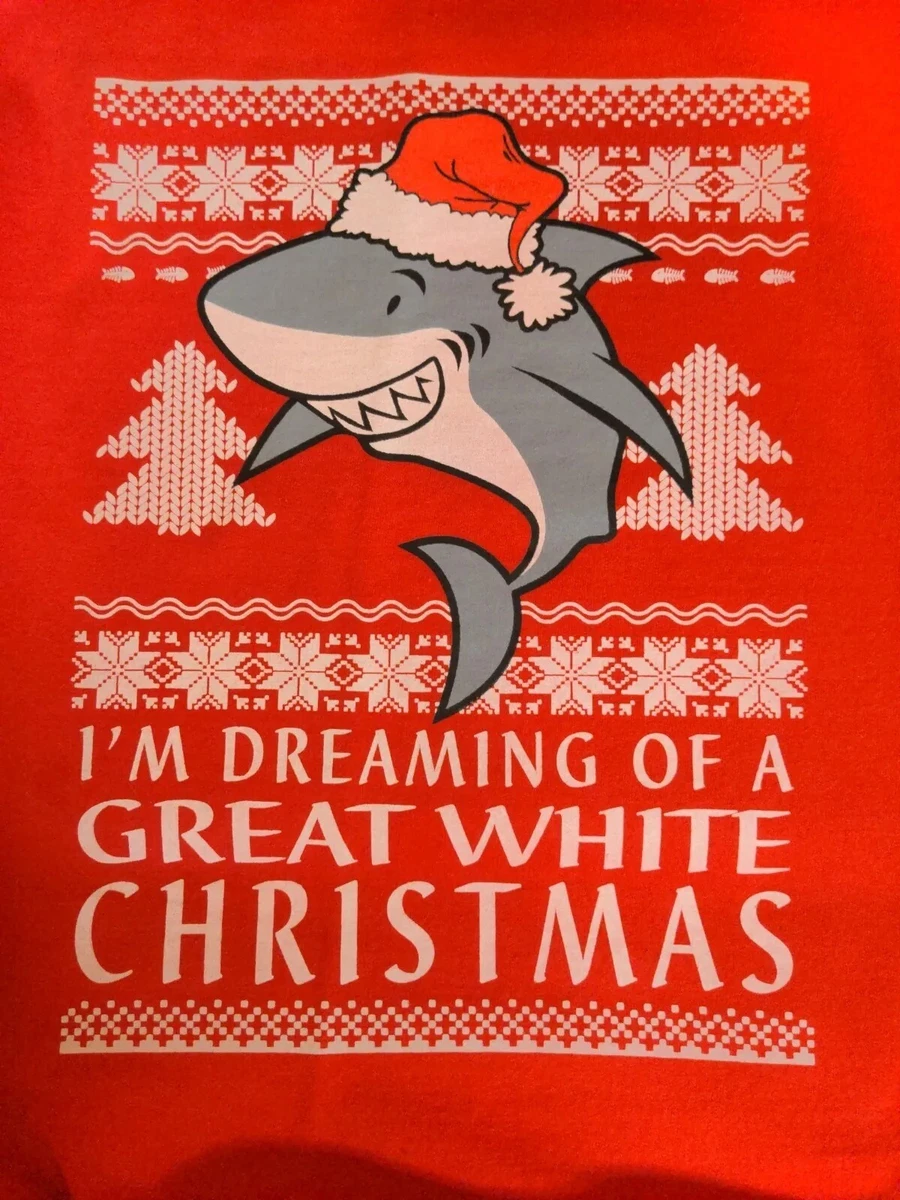 Great white christmas sweater sale