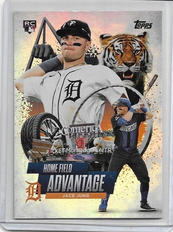 2025 Topps Series 1 Jace Jung Home Field Advantage SP RC #HA-15