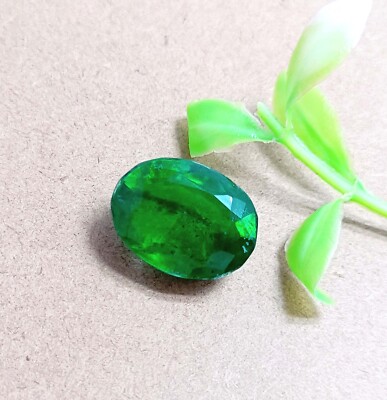 100% Natural 18.00 Ct Green Emerald Certified Untreated/Unheated Oval Gems GVK