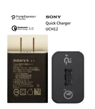Original Sony UCH12 Ultra Fast Quick Charger Qualcomm 3.0 for Xperia Phones