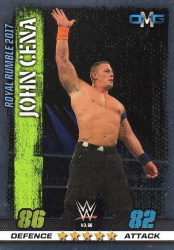 Topps WWE SLAM ATTAX 2017 10a edición OMG, icono y cartas base #25- #180 - Imagen 43 de 157