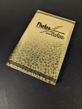 Vintage Photo and Notes Album in Box Unused 3 x 4 Picture Scrapbook 50's 60's