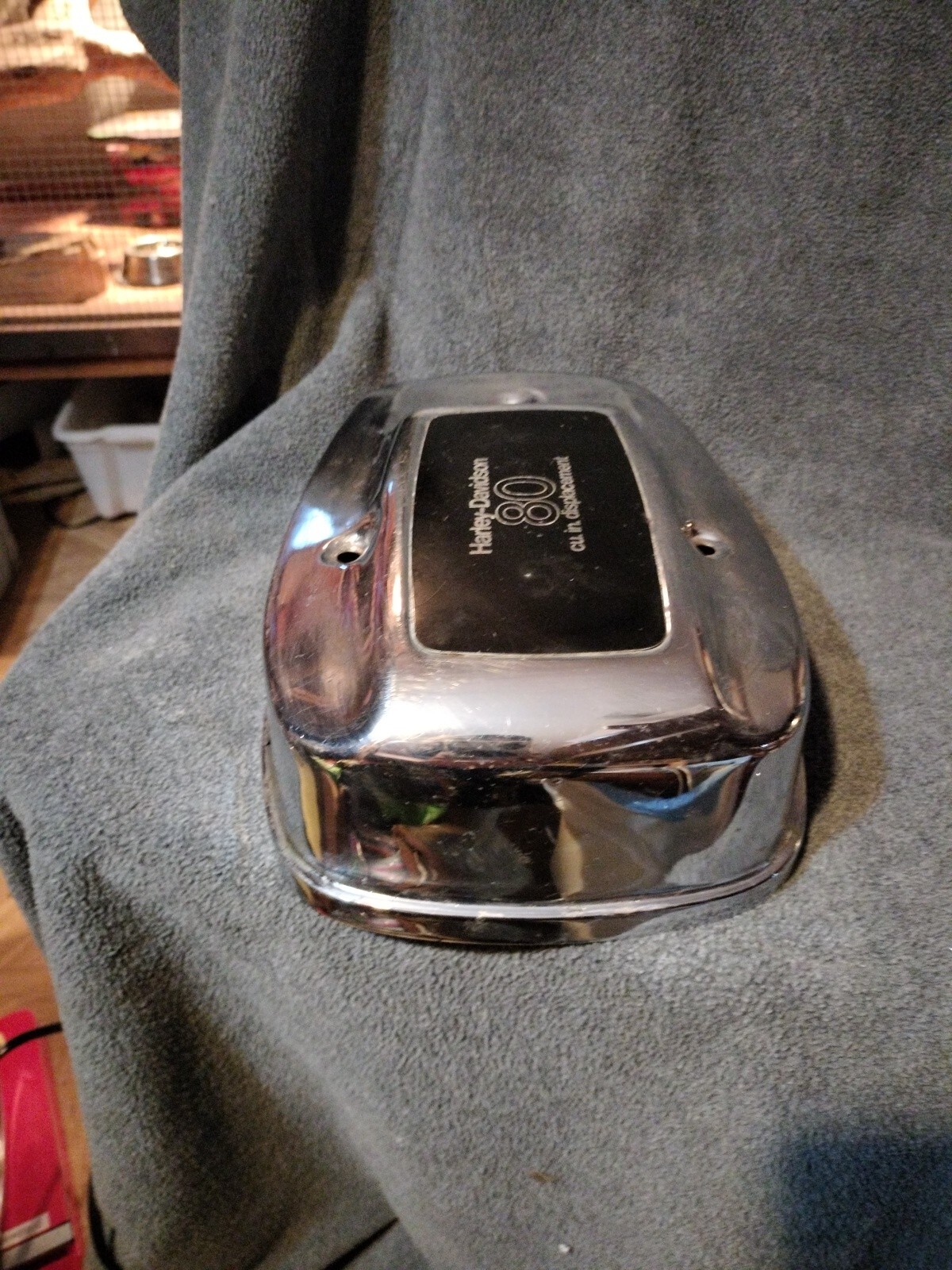 Harley Shovelhead 80 Cubic Inch Ham Can Bread Box Air Cleaner OEM eBay