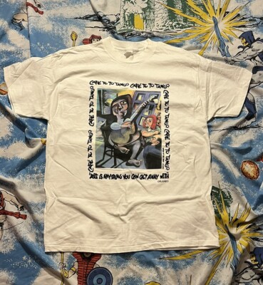 Vintage Cafe Tu Tu Tango Artist Iam De La Vega T Shirt X-Large Rare 90's Graphic
