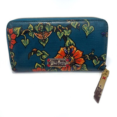 sakroots True Love wallet Blue Floral