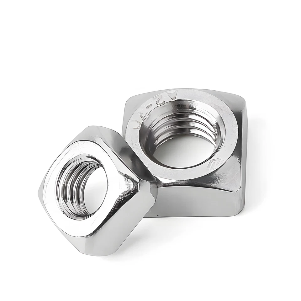 Vierkantmuttern DIN 557 Edelstahl A4 V4A M3 M4 M5 M6 M8 M10 M12 Vierkantmutter - Bild 2 von 4