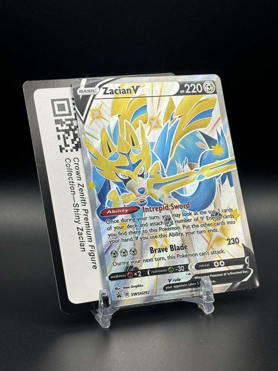 Zacian V (Shiny) - SWSH292 - SWSH Black Star Promo Pokemon TCG W