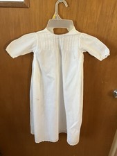 Antique Baby Christening Dress Or Large Doll Outfit As-Is