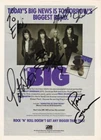 MR. BIG / AUTOGRAPHS / Rock Group / Eric Martin, Pat Torpey, Sheehan, Gilbert