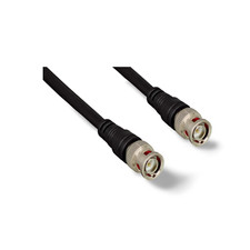 25ft BNC Male to Male RG59 Coax Cable - Black