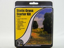 WOODLAND SCENICS FS647 STATIC GRASS STARTER KIT all gauge train field WDS647 NEW