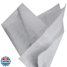 PMLAND Premium Quality Gray Tissue Paper - 100 Sheets (20 x 15 Inches) Bulk f