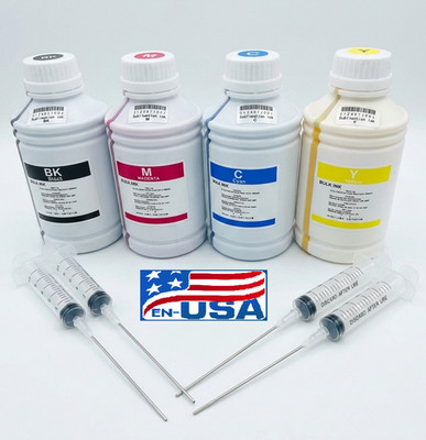 Premium sublimation ink kit Compatible with Epson EcoTank printer 4 x 500ml CMYK