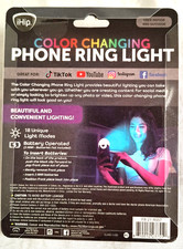 Color Changing Phone Ring Light for Tik Tok, Youtube, Instagram, from iHip NEW 