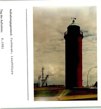 10189073 - 2190 Cuxhaven Lighthouse Photo Mounted on Cardboard Cuxhaven,
