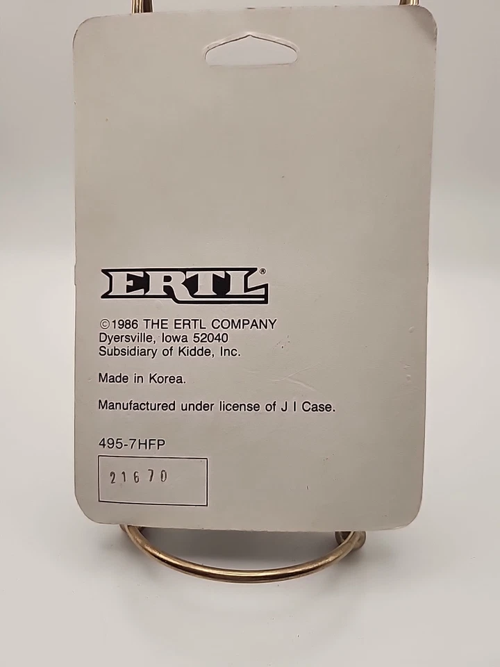 ERTL 1987 IH Case 7120 Tractor- Iowa Farm Show 1987 1/64 Scale #495 - Image 2 of 2