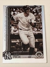 2025 Topps Chrome Update Ben Rice Debut Sepia #UCS138 RC Rookie New York Yankees