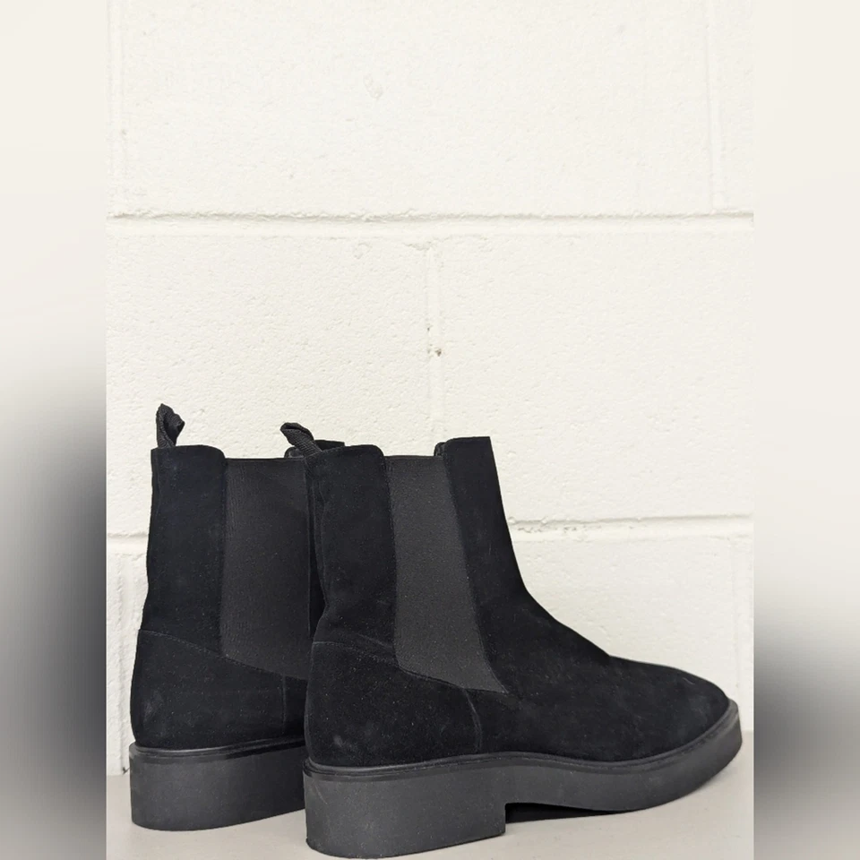 Nuevo Stuart Weitzman Henley Chelsea Botín en Negro Ante Elástico sin Cierres - Imagen 4 de 4