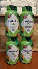 4 Pack Vitafusion Vitamin D3 Gummies 50 mcg  Berry  Peach  150 Ct Each