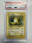 1999 POKEMON BASE SET UNLIMITED #14 RAICHU-HOLO PSA 6