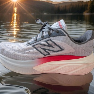 New Balance More V6 Größe 9 Fresh Foam X Herren Grau Original Turnschuhe 