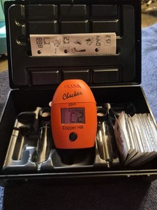 HANNA INSTRUMENTS HI702 Checker HC COPPER HANDHELD COLORIMETER KIT With REAGENTS