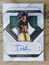 2023 Panini National Treasures Diamond Autographs Daniel Susac Auto Relic 24/99