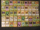 Pokemon Bulk Wotc 50 Card Vtg Lot Base Set Jungle Fossil Gym Rocket Neo LP-MP