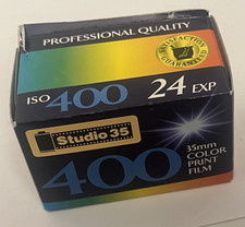 35mm Color Print Film ISO 400 24 Exposures Expired 08/2009