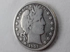 NobleSpirit Key Date 1902 S Barber Half Dollar VG Very Good +