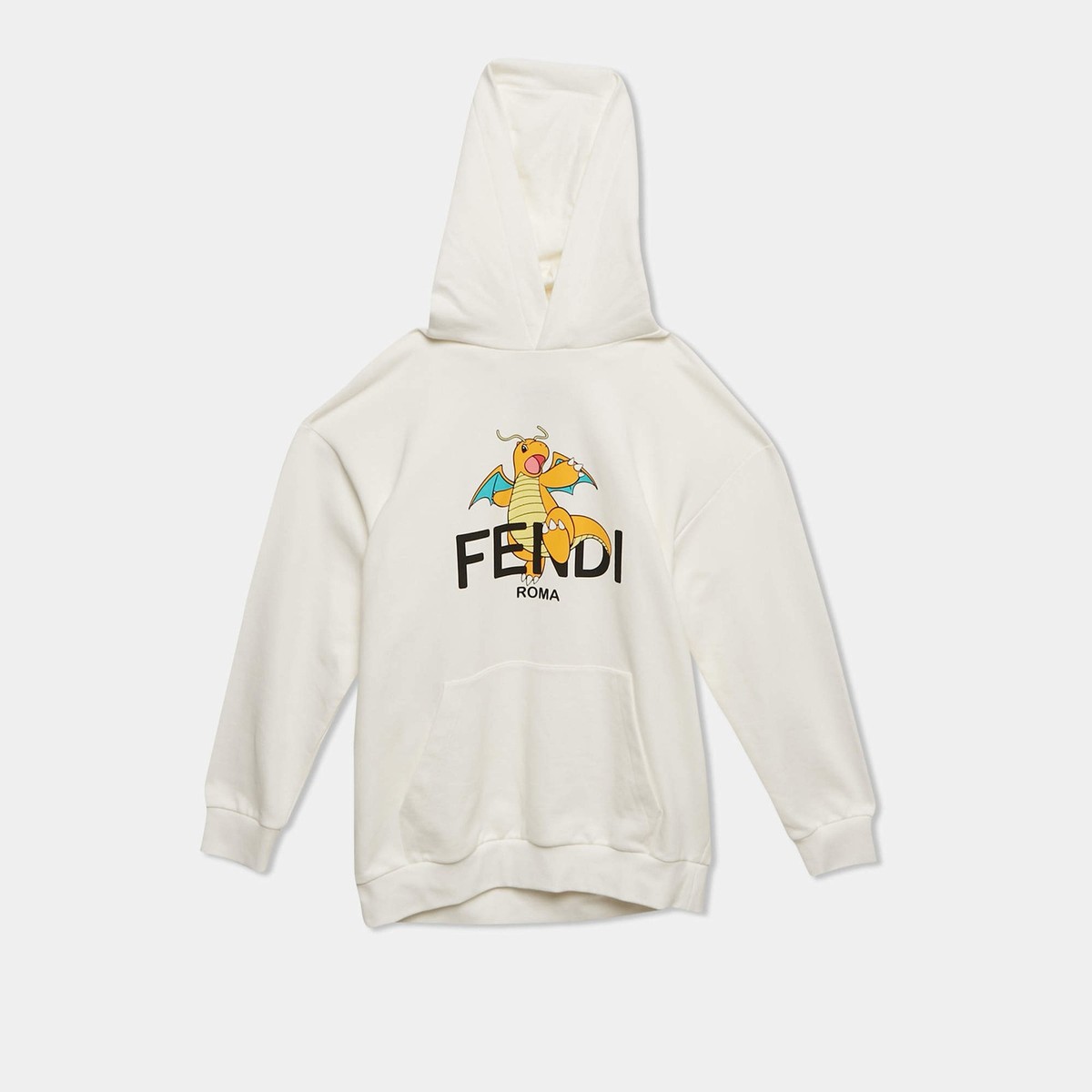 Fendi x FRGMT x Pokemon White Printed Cotton Hoodie 12 Yrs | eBay