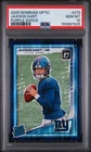 2025 Panini Optic Jaxson Dart Purple Shock  #273 PSA 10 Giants 💥