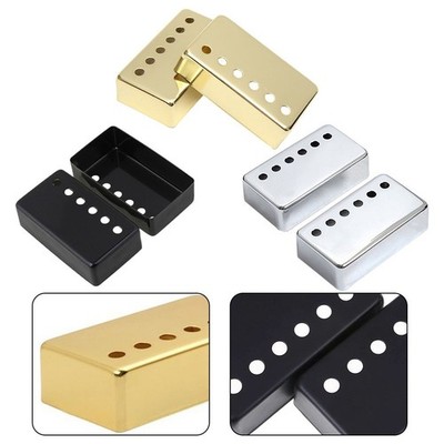 2er Pack Humbucker Tonabnehmer Abdeckungen f��r LP E-Gitarren 50 mm und 52 mm Ab