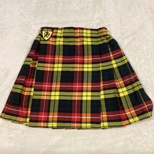 Sport Kilt Buchanan Tartan Mens Kilt Size Small Plaid Made in USA