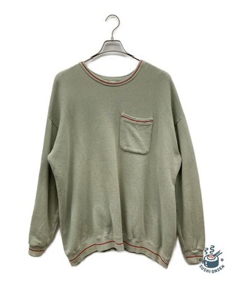 COMFORTABLE REASON Pile Loop Line Sweat Size: L Khaki Men
