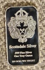 Scottsdale Mint Silver Bar 1 Troy oz Silver NEW