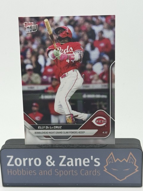 Elly De La Cruz 2025 Topps Now Card 63 Bobble Head Grand Slam REDS